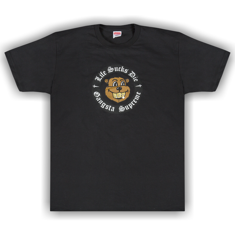Buy Supreme Life Sucks Die T Shirt Black FW18T39 BLACK GOAT