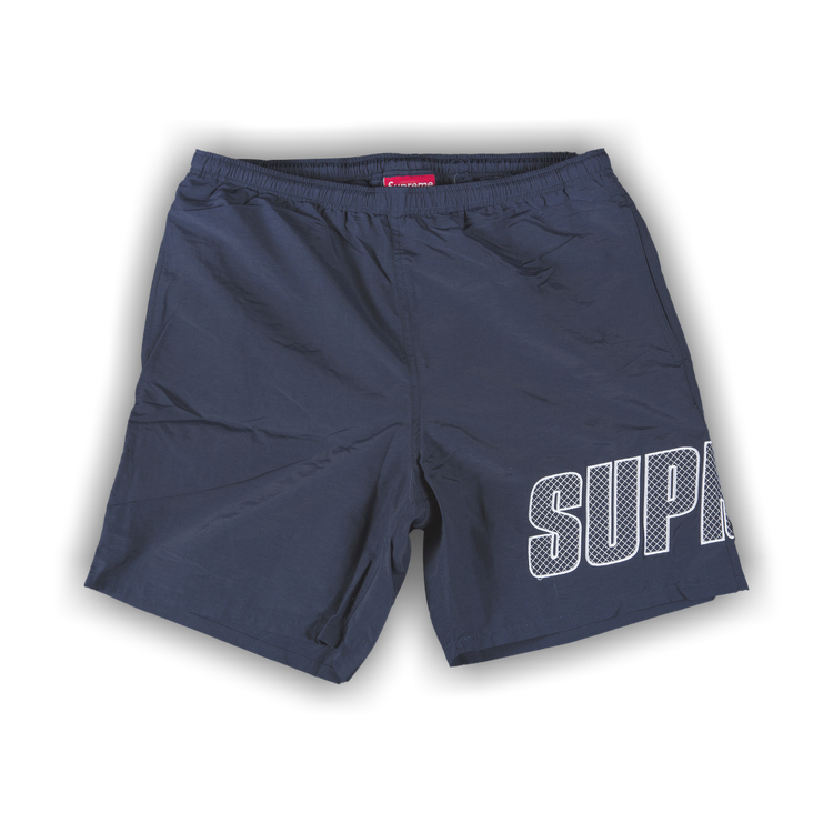 Supreme logo applique water short shop