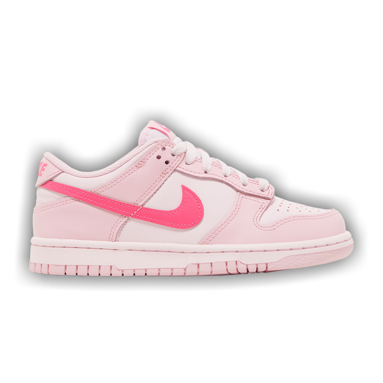 Nike, Shoes, Nike Dunk Low Triple Pink Bubble Gum Gs