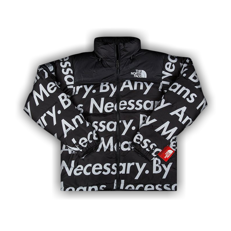 Supreme x The North Face By Any Means Nuptse Jacket 'Black' Supreme x The North Face By Any Means Nuptse Jacket 'Black'