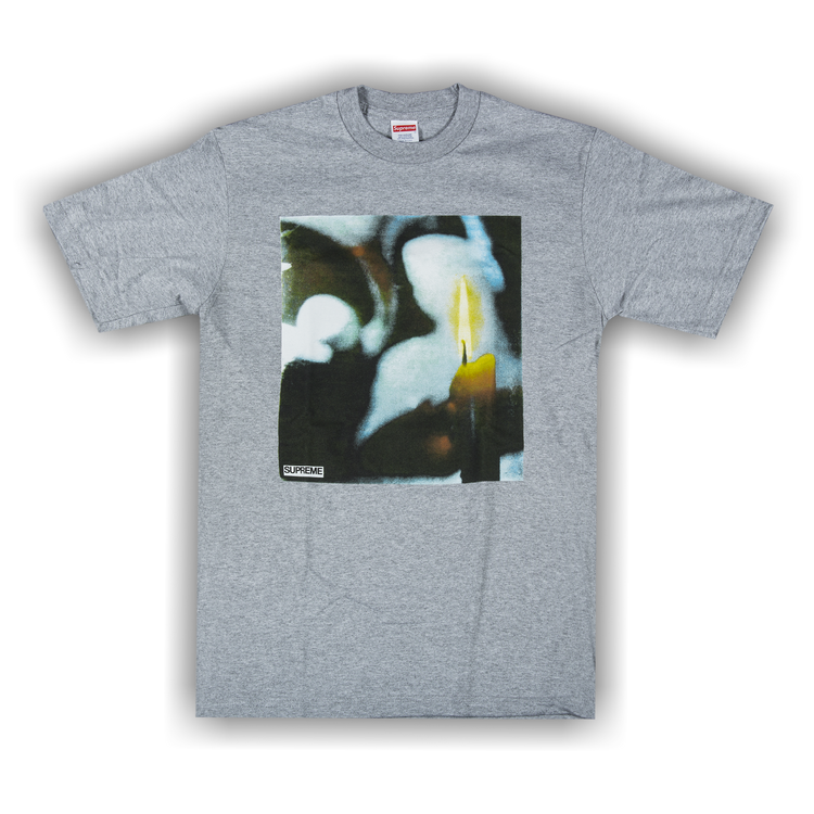 Buy Supreme Candle T-Shirt 'Grey' - FW17T26 GREY | GOAT