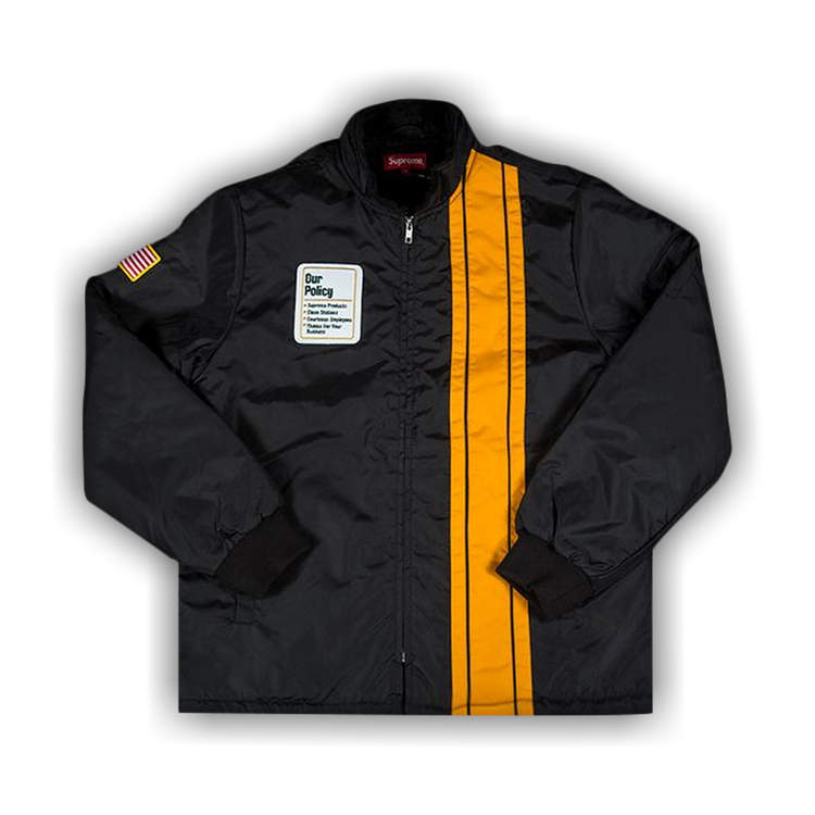 Buy Supreme Pit Crew Jacket 'Black' - FW17J31 BLACK | GOAT