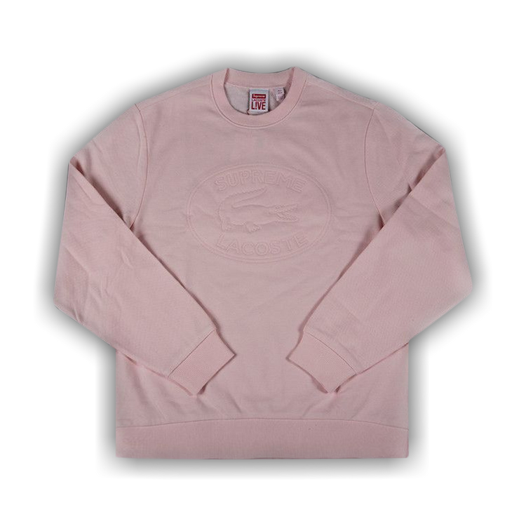 Supreme lacoste pique crewneck deals