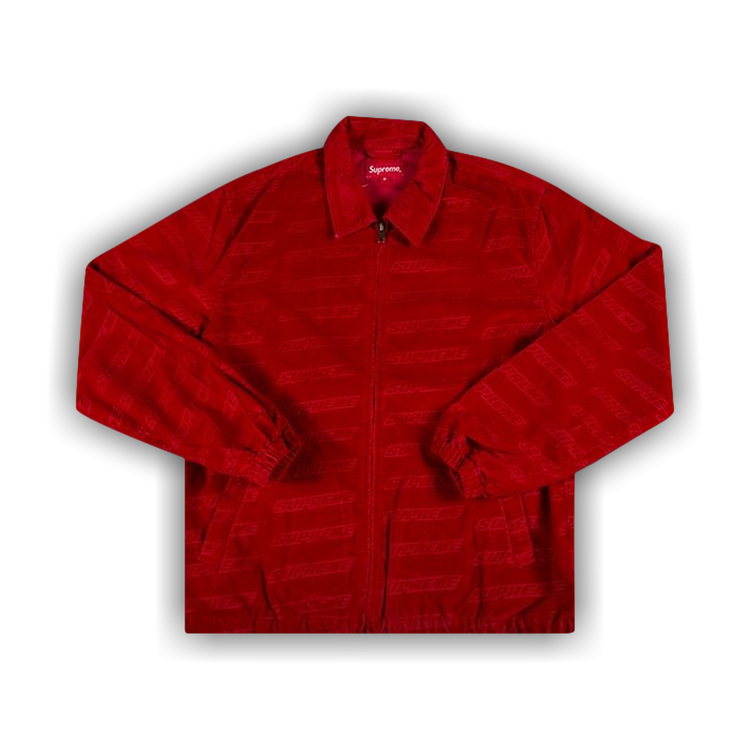 Buy Supreme Debossed Logo Corduroy Jacket 'Red' - SS18J74 RED