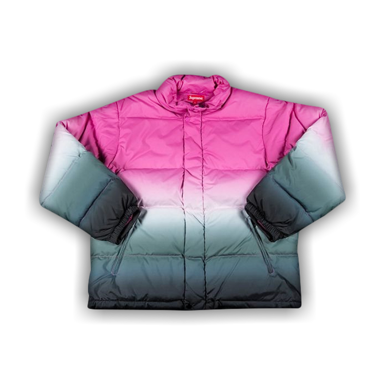 Buy Supreme Gradient Puffy Jacket Pink SS18J42 PINK GOAT