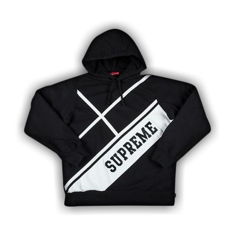 Supreme Diagonal Hooded Sweatshirt