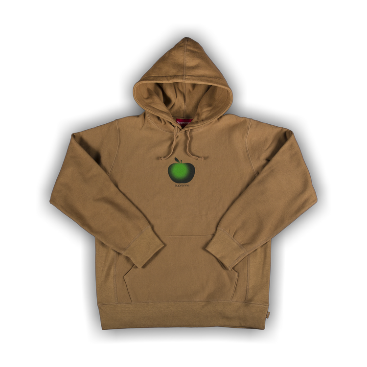 Supreme hoodie apple deals