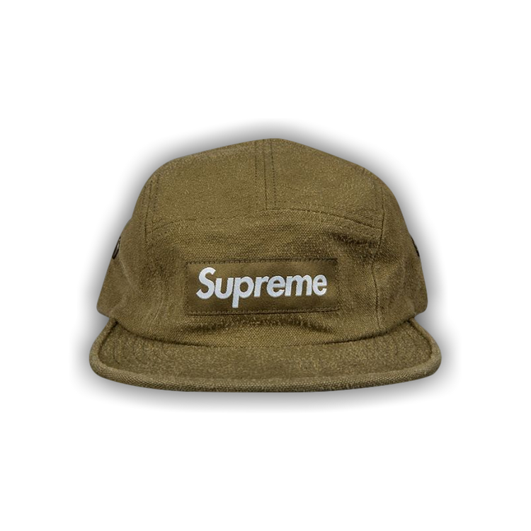 Buy Supreme Napped Canvas Camp Cap 'Olive' - FW18H15 OLIVE
