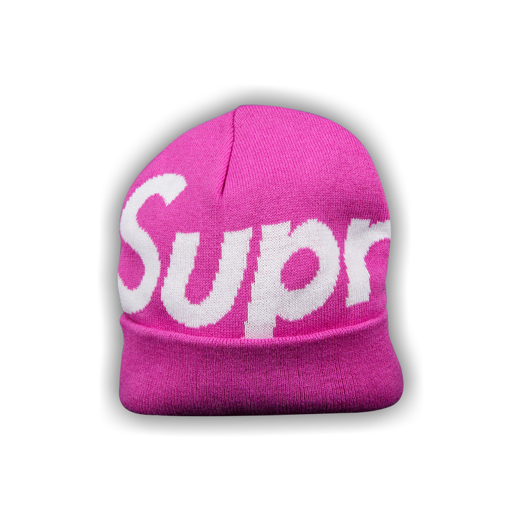 Buy Supreme Big Logo Beanie 'Magenta' - FW19BN7 MAGENTA