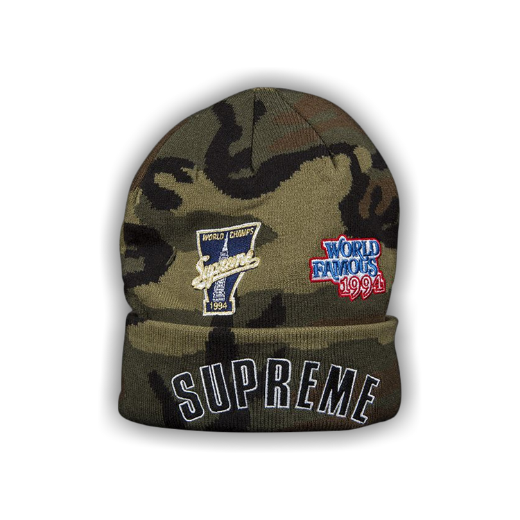 Supreme x New Era $ Beanie 'Desert Camo'