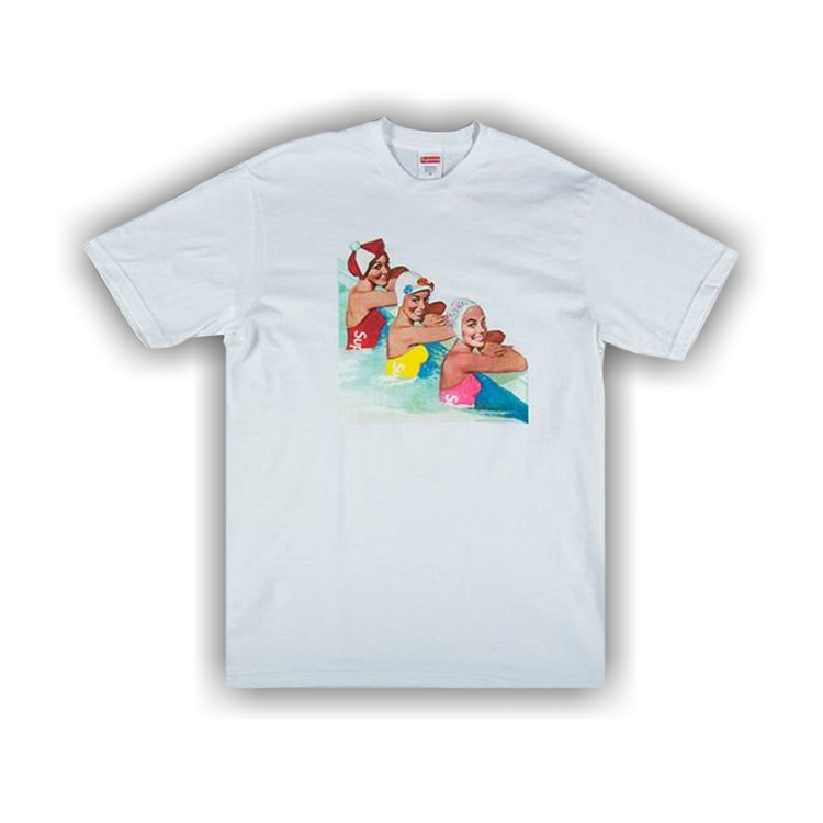Buy Supreme Swimmers T-Shirt 'White' - SS18T47 WHITE | GOAT