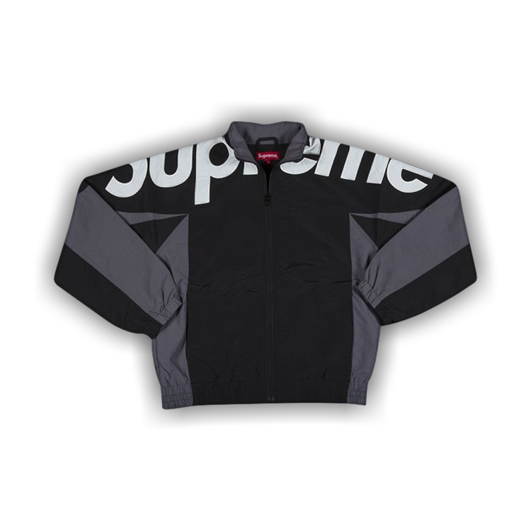 Buy Supreme Shoulder Logo Track Jacket 'Black' - FW19J88 BLACK