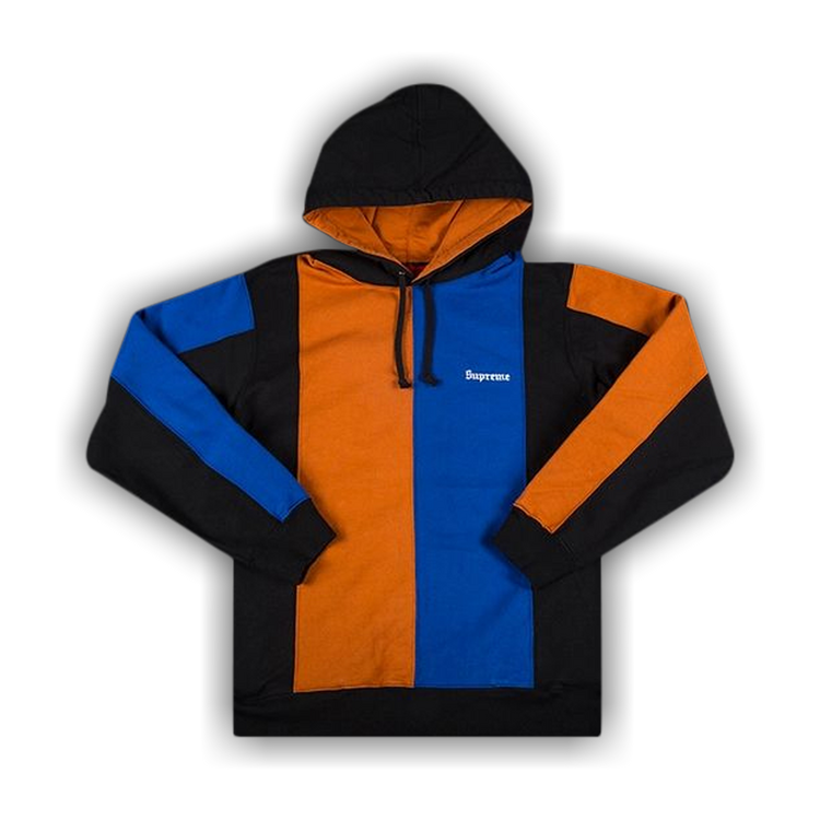 Supreme Tricolor Hooded Sweatshirt Black