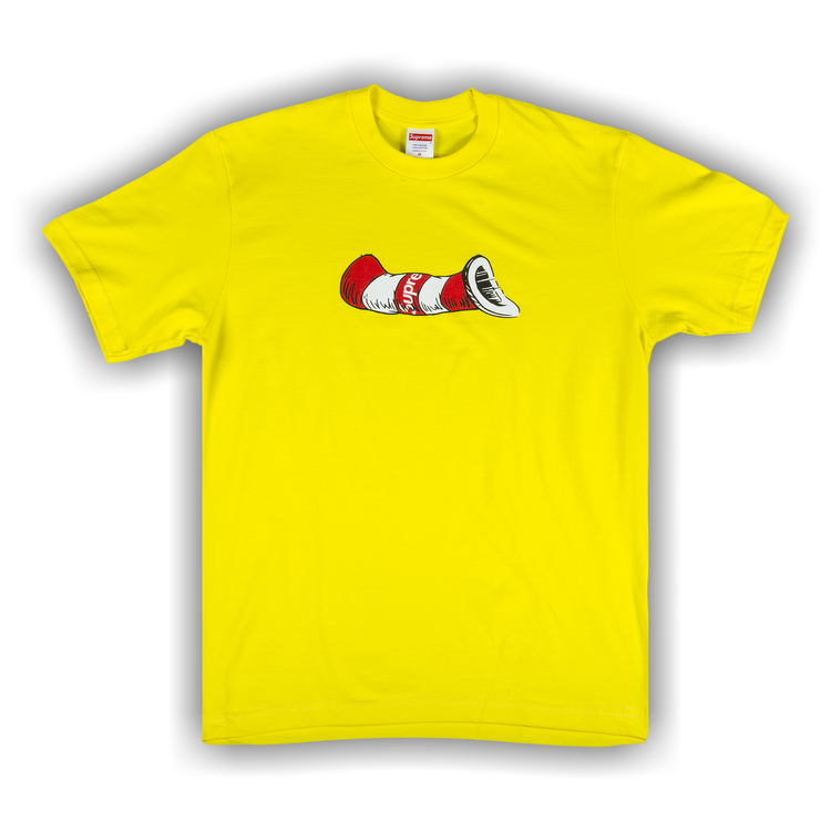 Buy Supreme Cat In The Hat T Shirt Yellow FW18T5 YELLOW