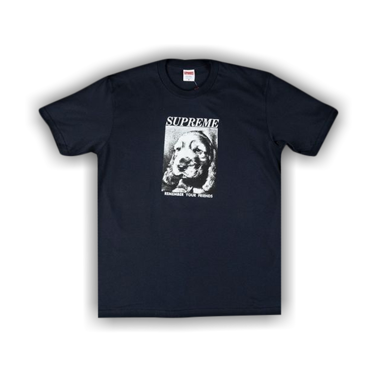 Buy Supreme Remember T-Shirt 'Navy' - FW18T45 NAVY | GOAT