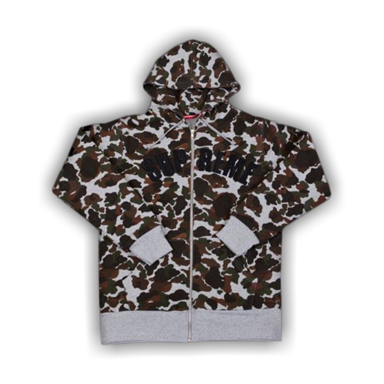 Supreme Small Box Half Zip Pullover Realtree Hardwoods Camo
