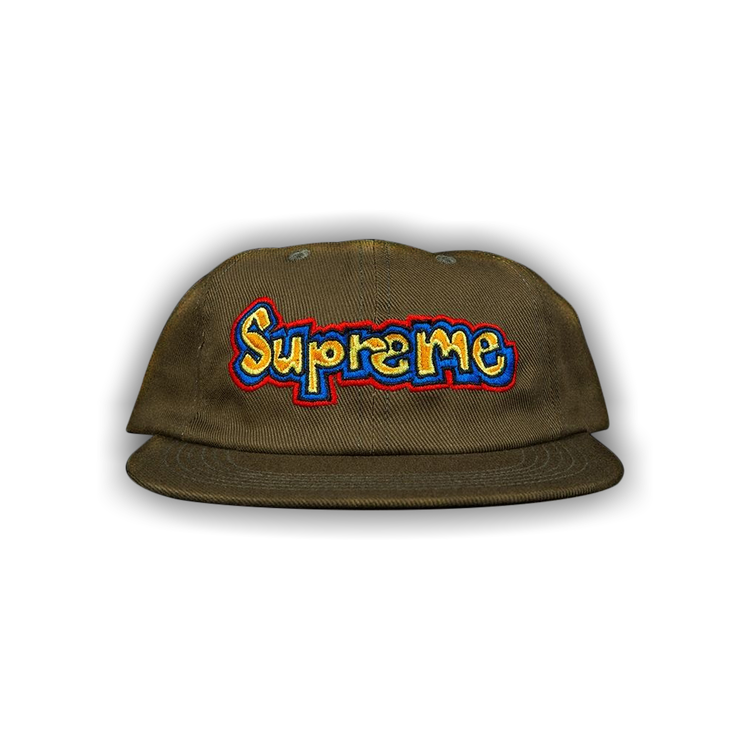 Buy Supreme Gonz Logo 6 Panel Cap 'Olive' - SS18H26 OLIVE