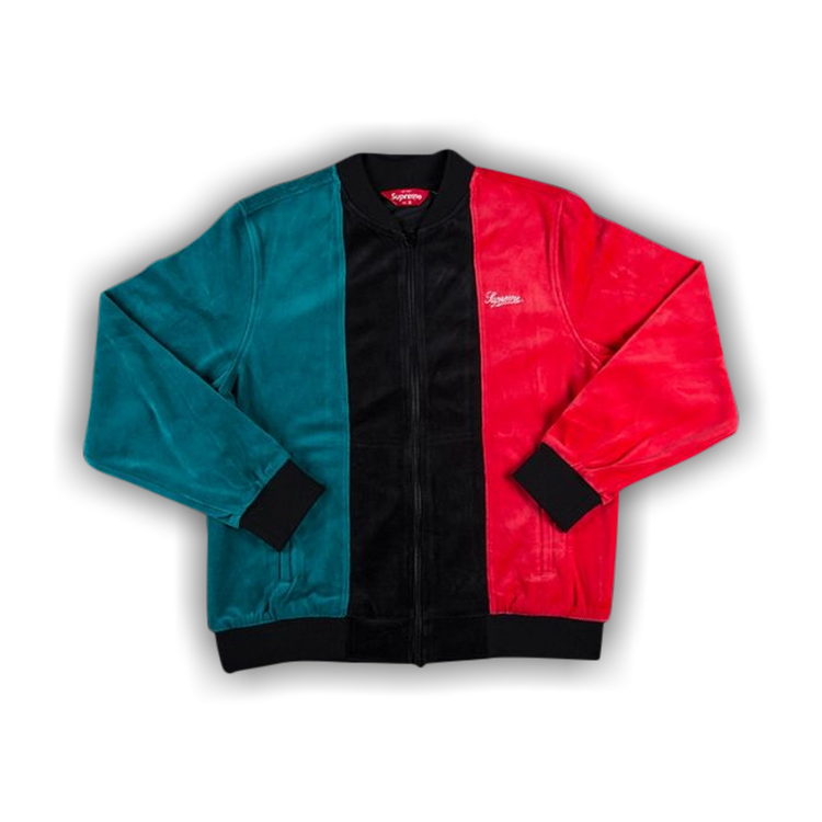 supreme velour zip up Jacket Sサイズ グッチカラー