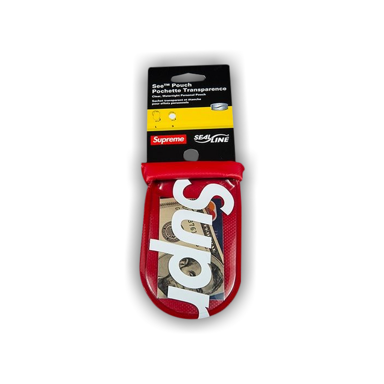 Buy Supreme Sealline See Pouch Small Red SS18A30 RED GOAT