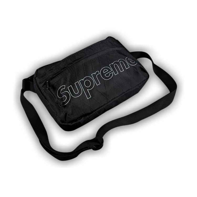 Supreme Black Shoulder Bags