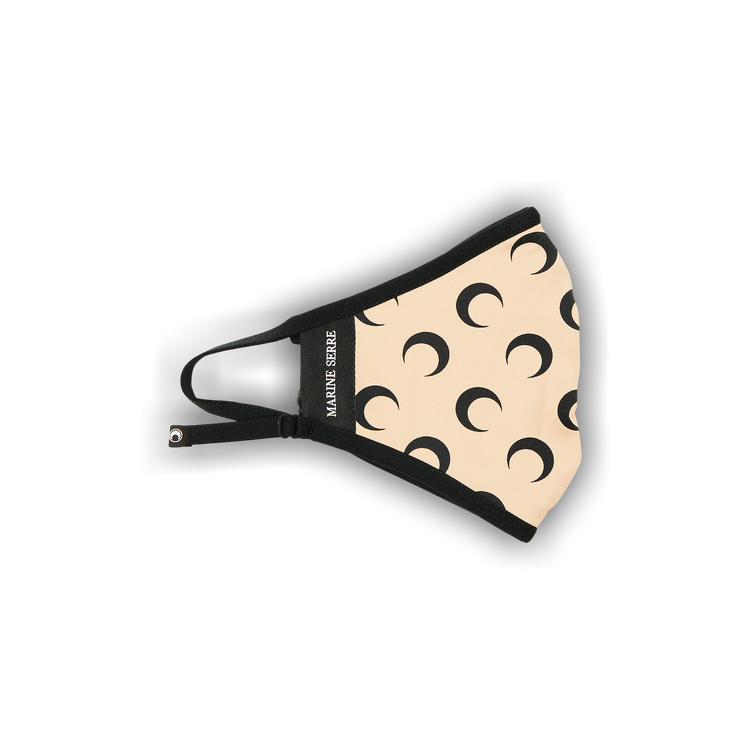 MARINE SERRE | ALL OVER MOON DAILY MASK MOON BROWN マスク MARINE SERRE | ALL OVER MOON DAILY MASK MOON BROWN マスク