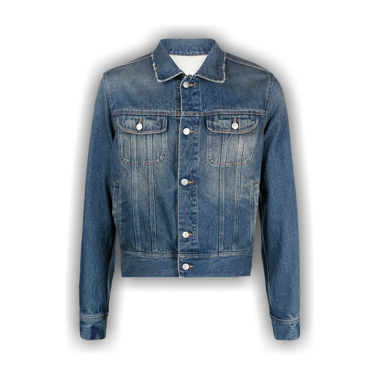 Buy MM6 Maison Margiela Denim Jacket 'Green Cast