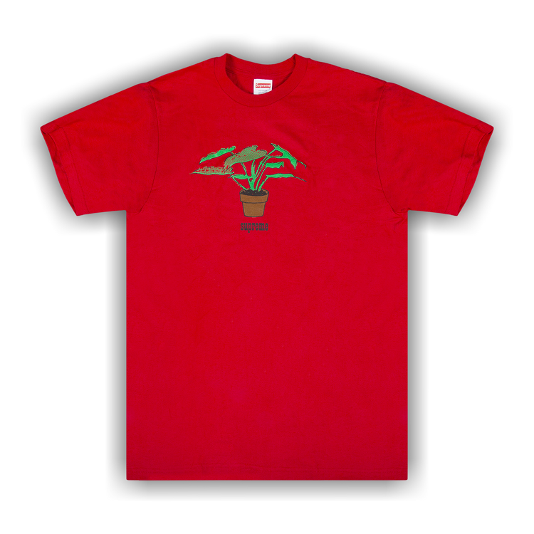 Buy Supreme Plant T Shirt Red FW17T17 RED GOAT