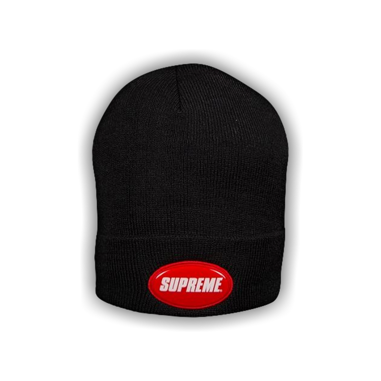 Supreme rubber patch beanie on sale
