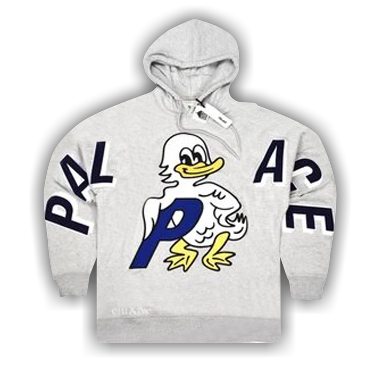 Size m Palace Duck Out Hood Grey Marl