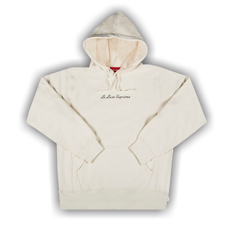 Buy Supreme Le Luxe Hooded Sweatshirt 'Natural' - SS19SW61 NATURAL