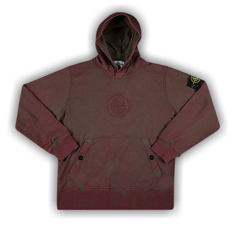 Supreme x stone island hooded sweatshirt discount