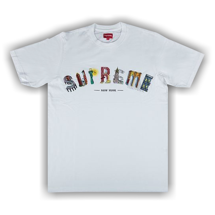 supreme City Arc Tee white