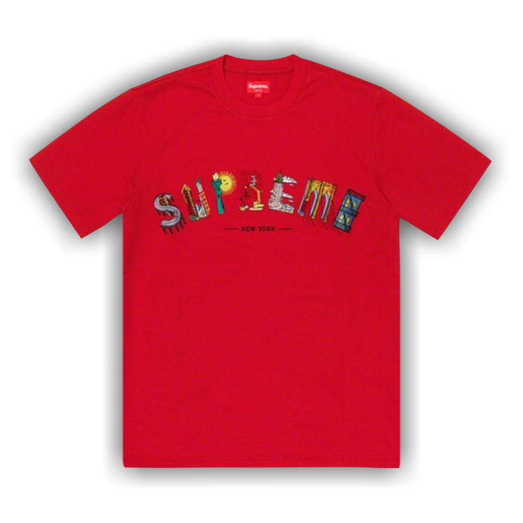 Buy Supreme City Arc Tee Red SS19KN74 RED GOAT