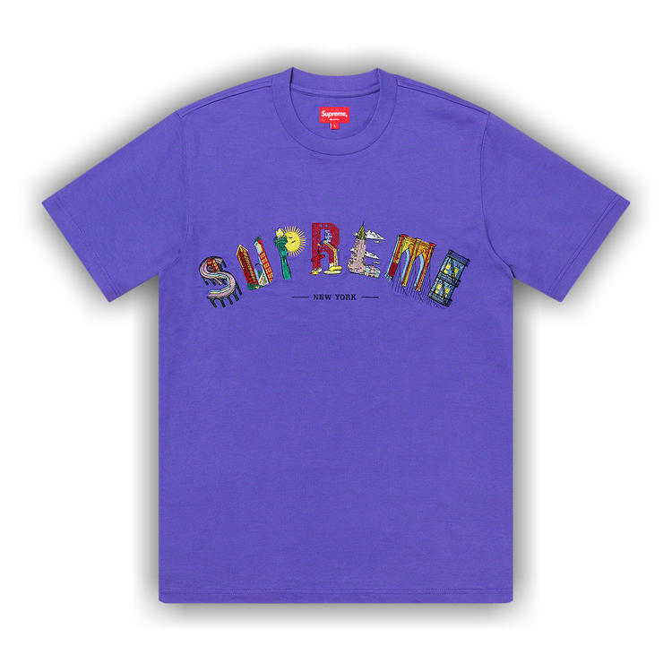 Buy Supreme City Arc Tee 'Purple' - SS19KN74 PURPLE | GOAT