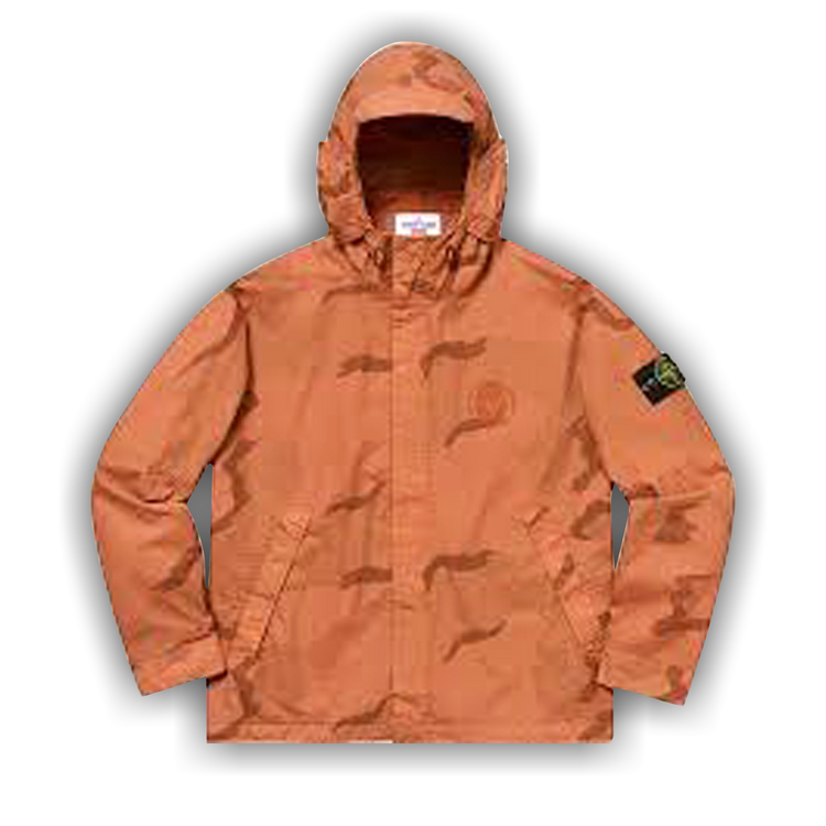 Size l Supreme Stone Island Riot Mask Camo Jacket 'Coral'