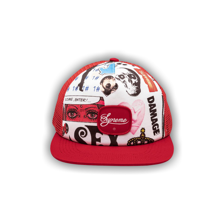 Supreme® Blood Lust MeshBack 5-Panel WHT Buy Supreme Blood Lust Mesh Back 5-Panel 'Red' - SS19H101 RED | GOAT