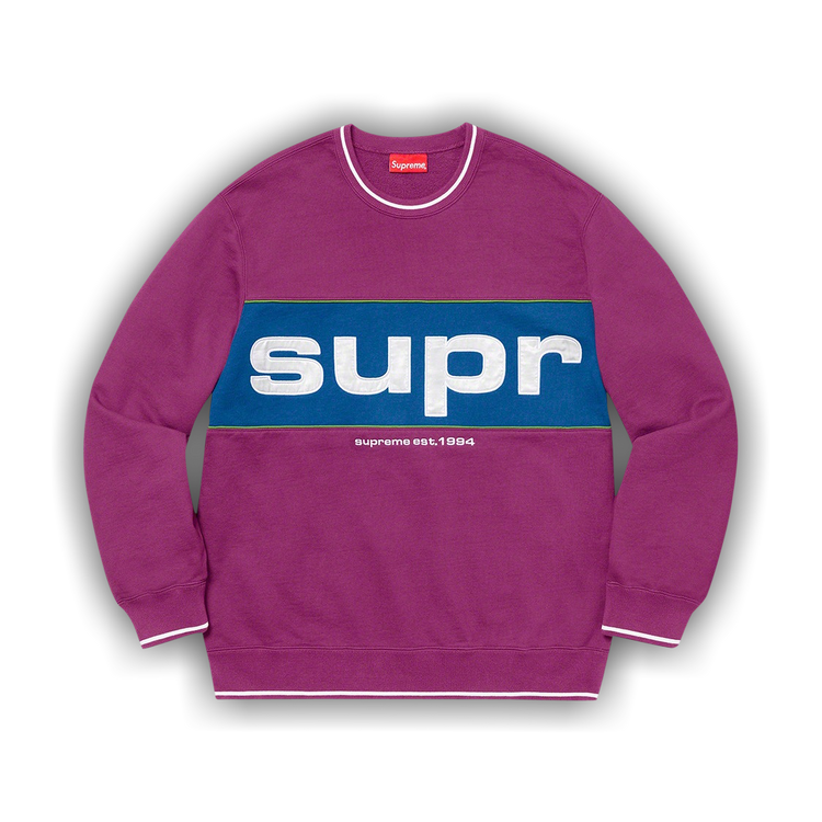 ※Nao　supreme piping crewneck Buy Supreme Piping Crewneck 'Magenta' - FW19SW53 MAGENTA | GOAT