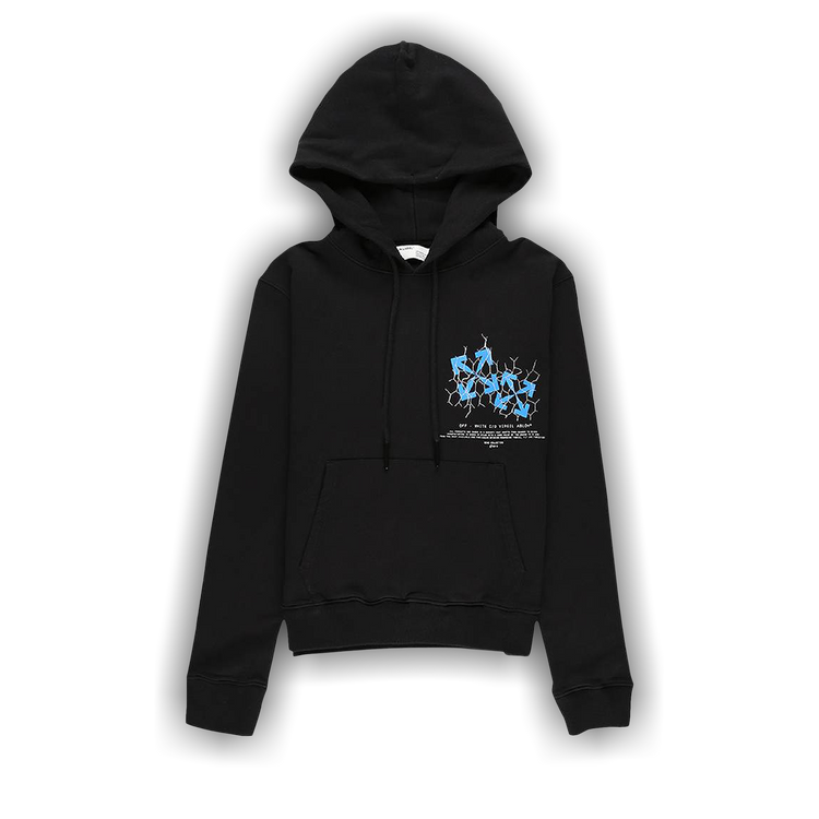 Size xl Off White Fence Arrow Hoodie Black