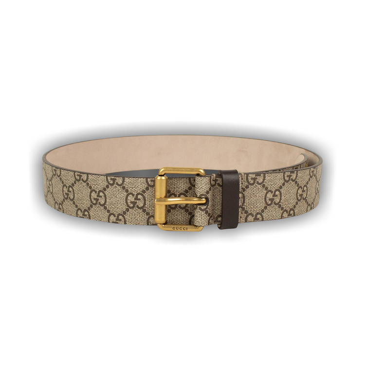 Buy Gucci Tiger Print GG Supreme Leather Belt Beige 434520 K5W1T 8692 GOAT