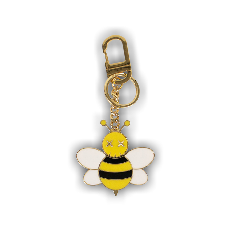 Buy Dior Homme x KAWS Bee Key Chain 'Gold' - V0348HOMMT D008