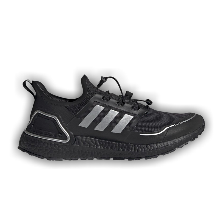 Adidas Ultraboost 20 Cold Ready Running Shoes Men\'s 4.5 Black Silver Q46487 New adidas UltraBoost 20 Black Silver Metallic for Sale  main image 3