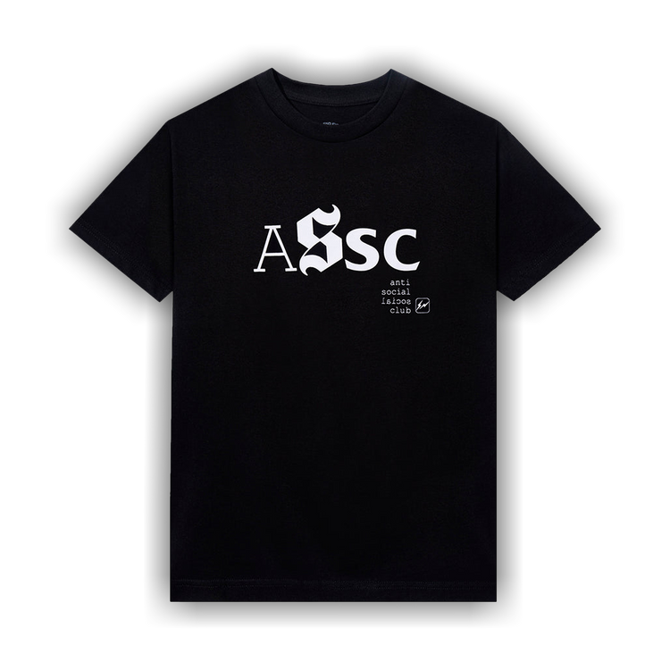 Buy Anti Social Social Club x Fragment Type A Tee 'Black' - 0657 