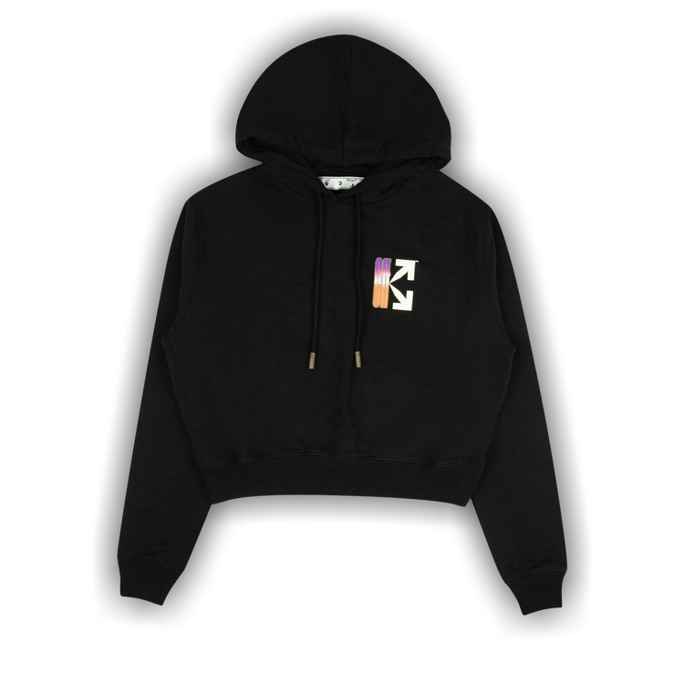 Buy Off White Gradient Hoodie Black Multicolor