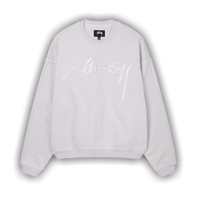 Buy Stussy Relaxed Smoothstock Crew 'White' - 118500 WHIT | GOAT