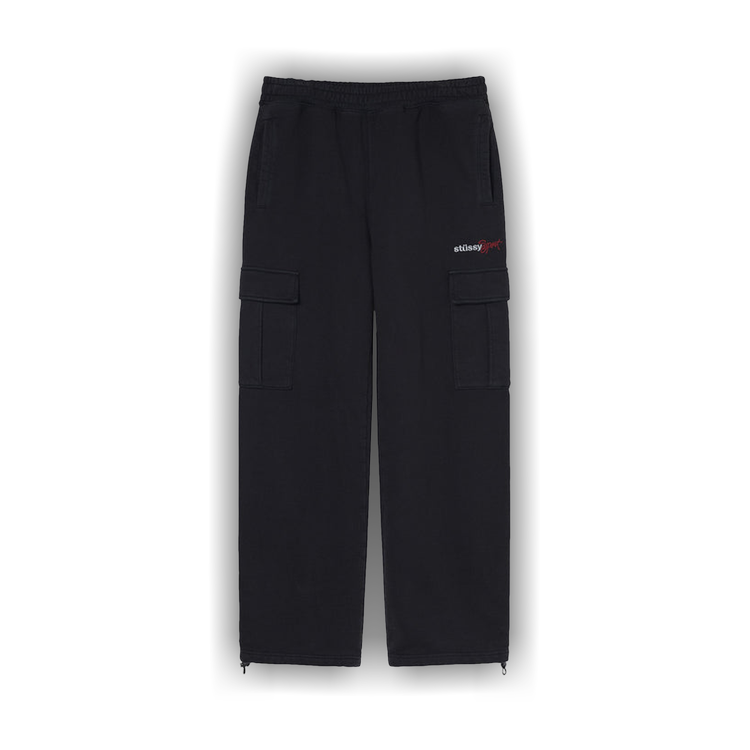 Buy Stussy Sport Cargo Fleece Pant 'Black' - 116578 BLAC