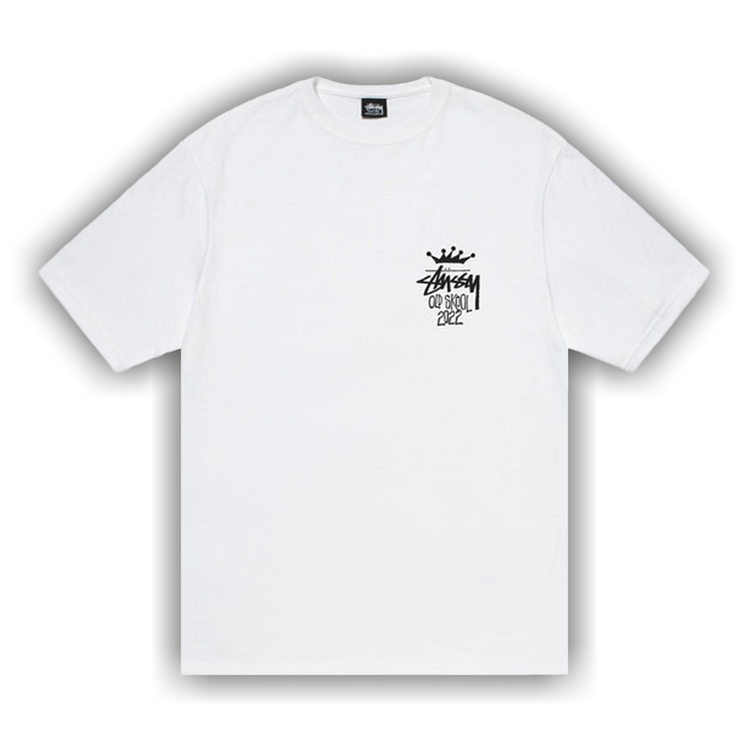 Buy Stussy Old Skool 22 Tee 'White' - 1904850 WHIT | GOAT