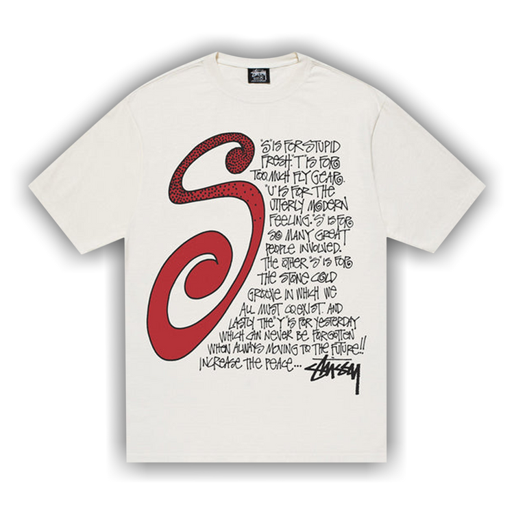 Buy Stussy S Talk Pigment Dyed Tee 'Natural' - 1904858 NATU