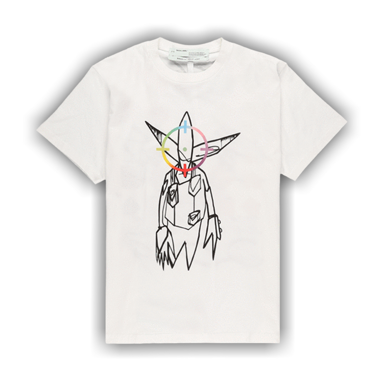 Buy Off White Futura Alien Over T Shirt White OMAA038S201850500188 GOAT
