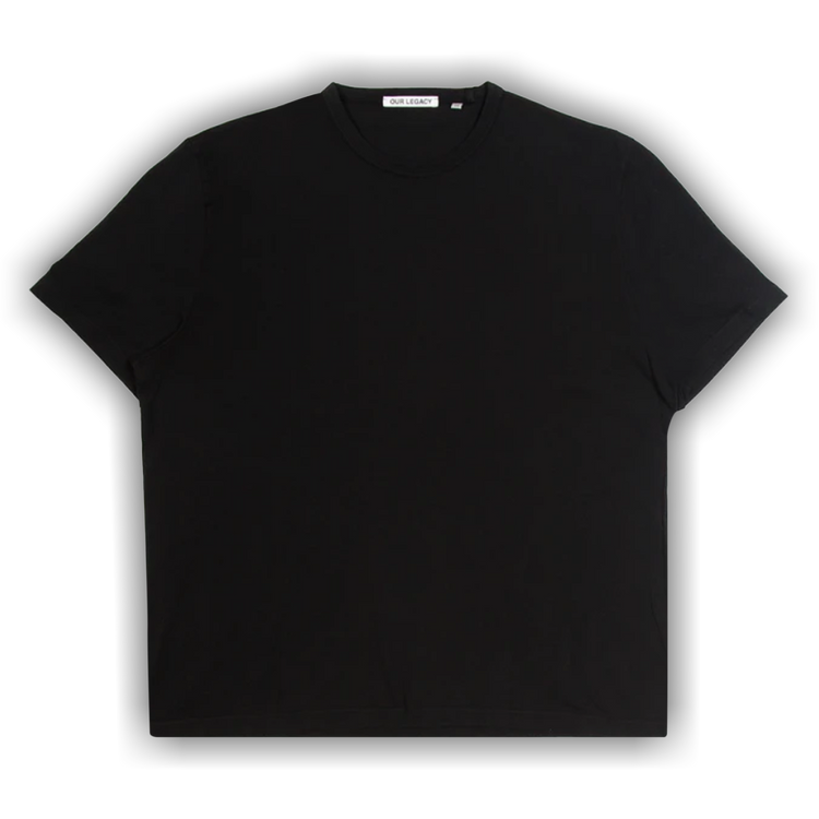 Buy Our Legacy New Box T-Shirt 'Black Clean Jersey