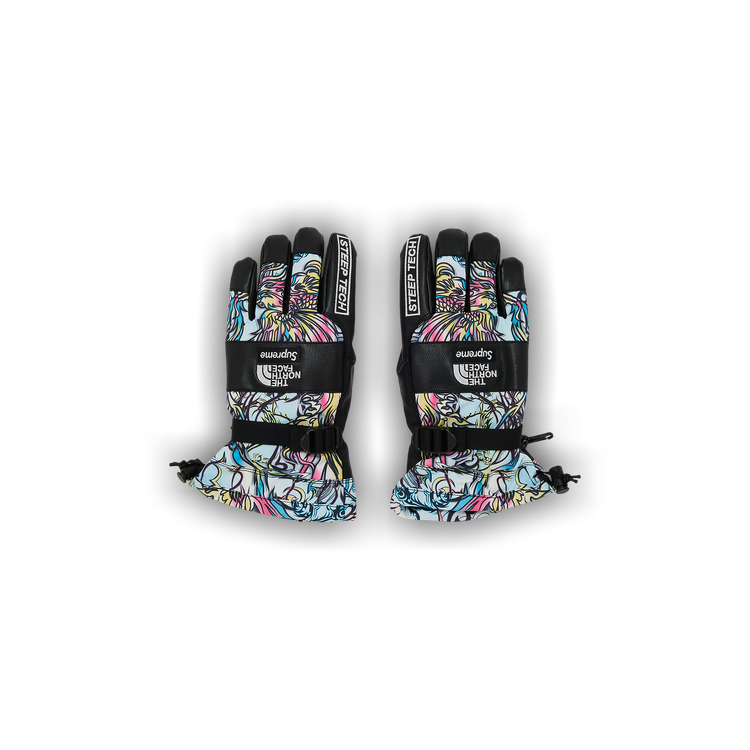 Buy Supreme x The North Face Steep Tech Gloves 'Multicolor Dragon 